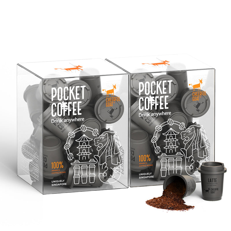 CheerfulGoat Instant Cold Brew Coffee – 100% Pure Arabica, Freeze-Dried for Ultimate Freshness, No Sugar, No Additives, Low Acid, Smooth & Rich, Healthy for Iced & Hot Coffee, Home Outdoor,30 Servings