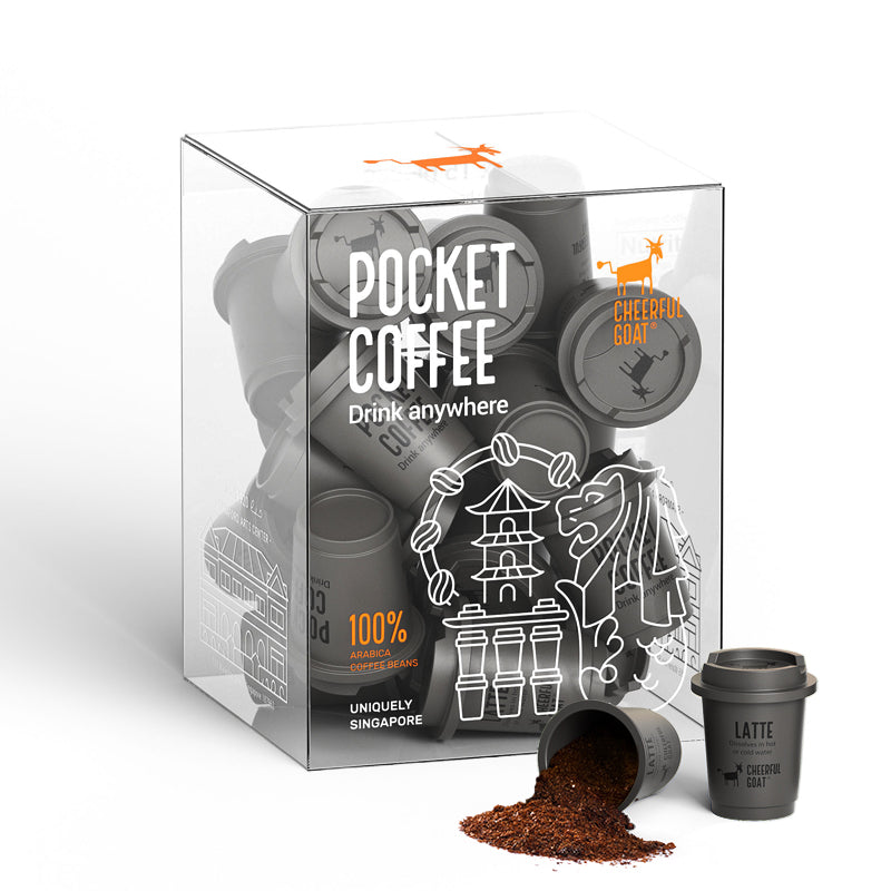 CheerfulGoat Instant Cold Brew Coffee – 100% Pure Arabica, Freeze-Dried for Ultimate Freshness, No Sugar, No Additives, Low Acid, Smooth & Rich, Healthy for Iced & Hot Coffee, Home Outdoor,15 Servings