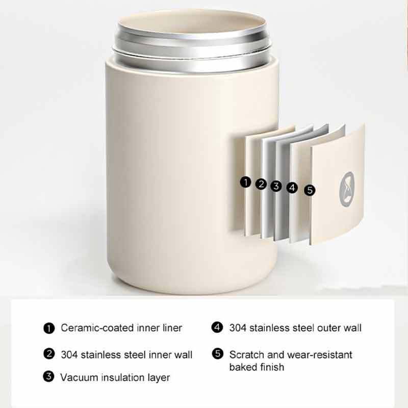 TIMEMORE Portable Coffee Maker Pour-Over Coffee Dripper, Travel Coffee Cup, Manual Brewer for Home and Outdoors - Ceramic-Coated Stainless Steel Tumbler 10.08 oz Capacity
