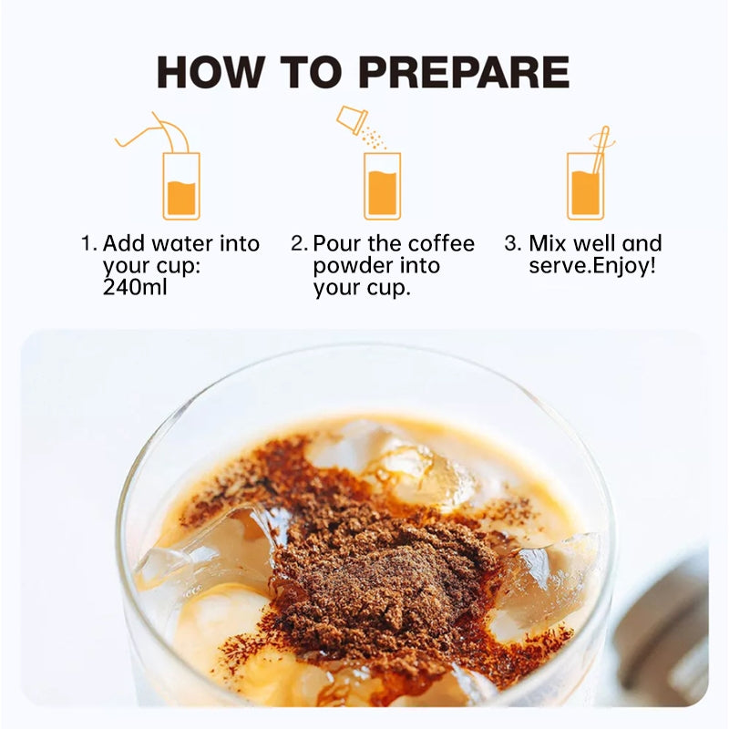 CHEERFUL GOAT Pocket Coffee Powder Freeze-Dried Coffee 45pcs