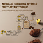 Freeze Dried Cold Brew Instant 15pcs Medium-Dark