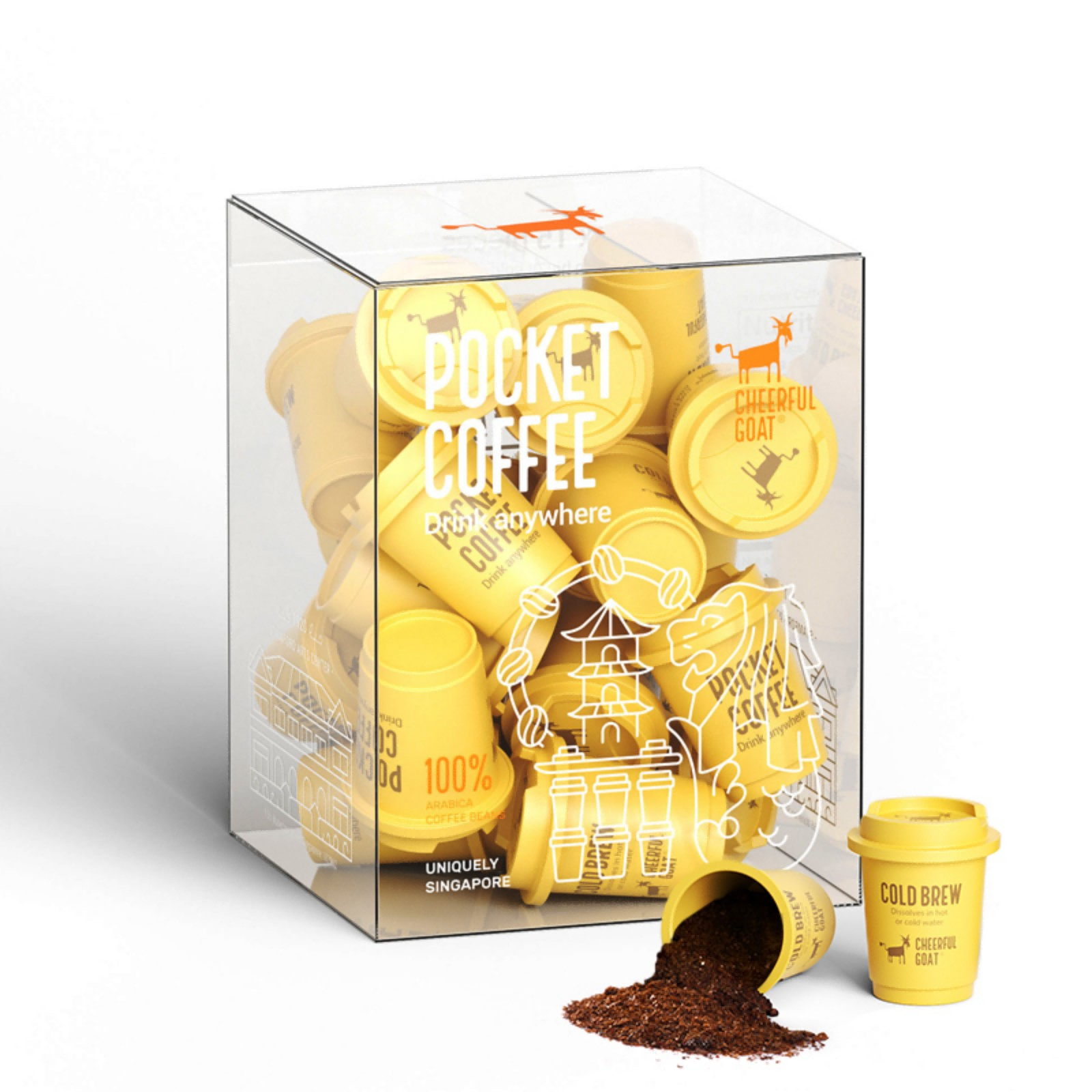 Freeze Dried Cold Brew Instant 15pcs Medium Roast