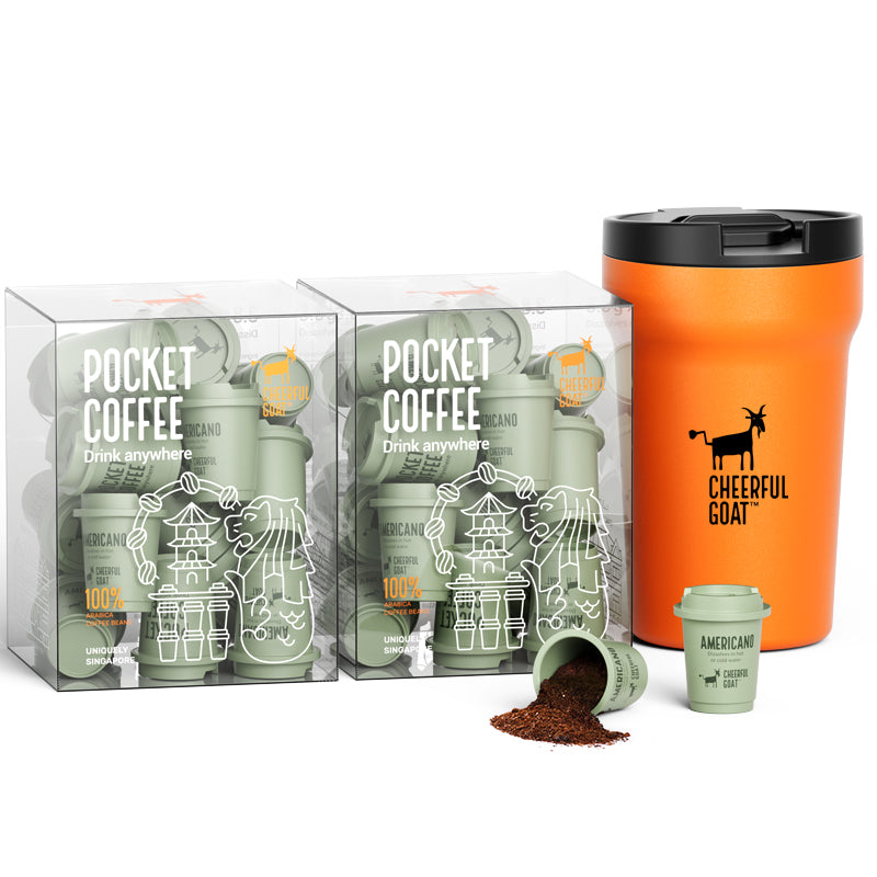 Double Medium Dark Coffee & Mug Combo